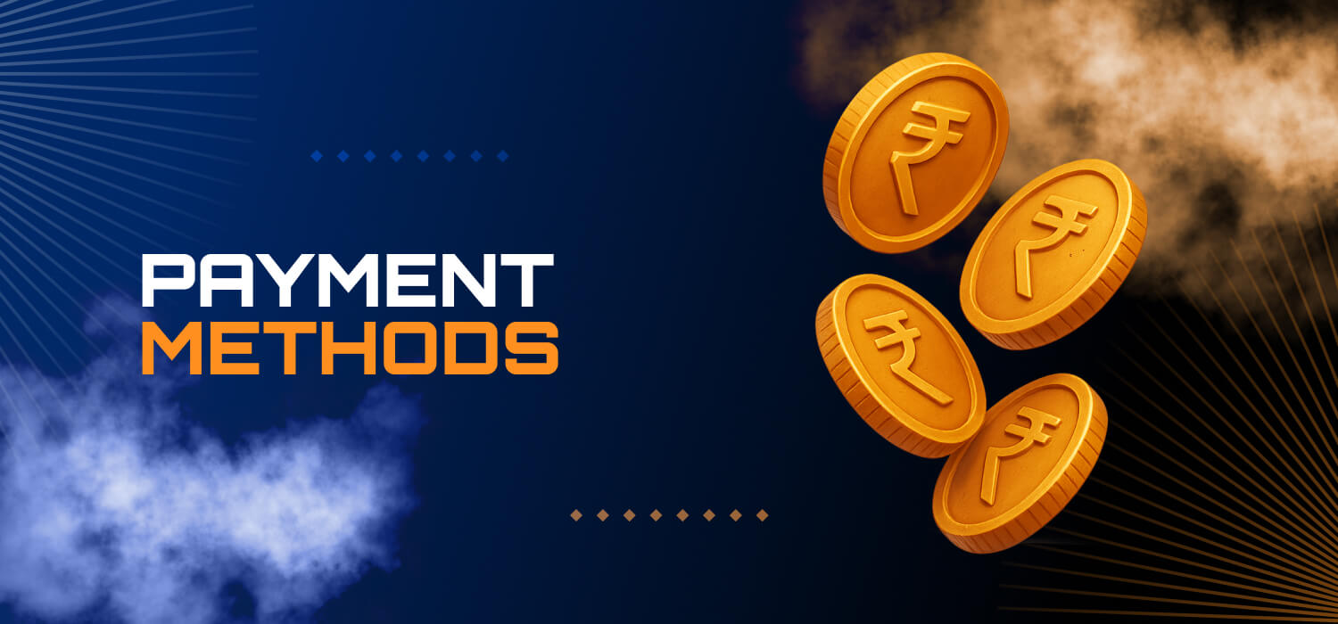 available payment methods for players