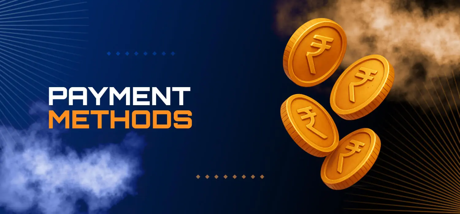 available payment methods for players