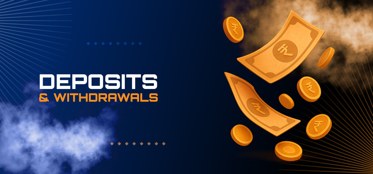 deposit and withdrawal options for players