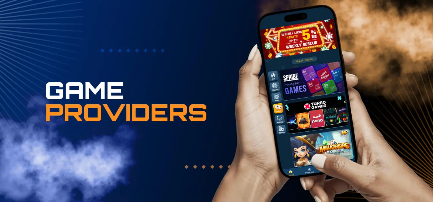 game providers at 11winner casino