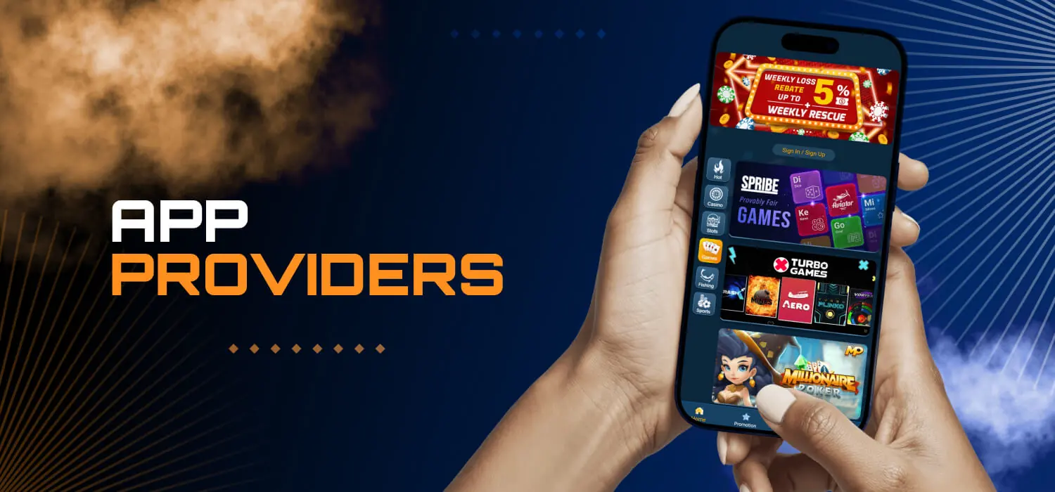 game providers in 11winner app